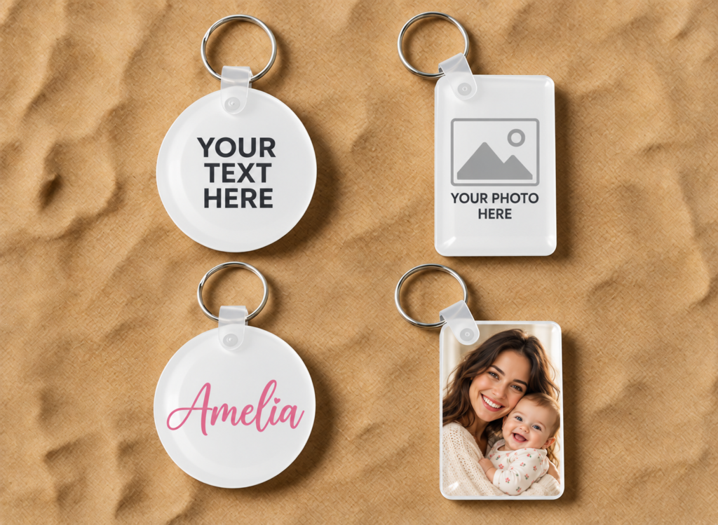 Custom Acrylic Keychain (2 pc pack)