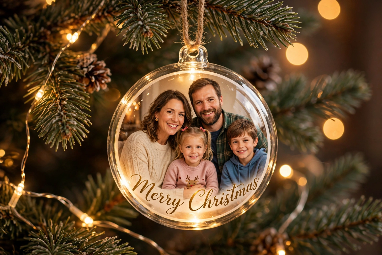 LED Light-Up Christmas Ornament - Image 2
